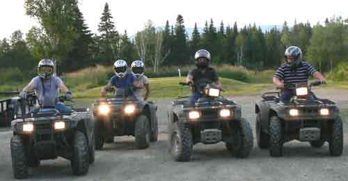 ATV Trail Riding in Kokadjo, Maine